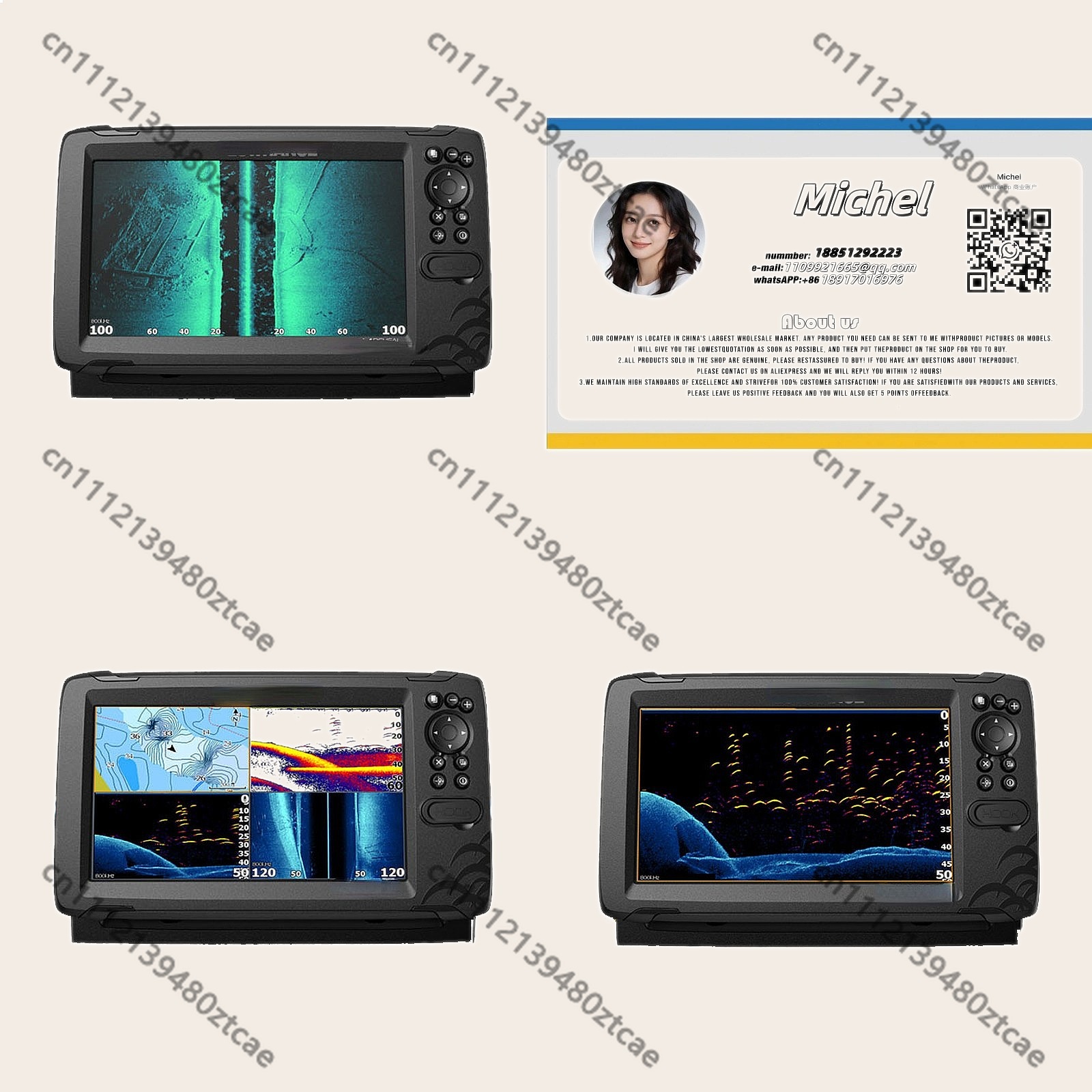 Fishing Boat Depth Finder - Портативный эхолот для поиска рыбы, локатор