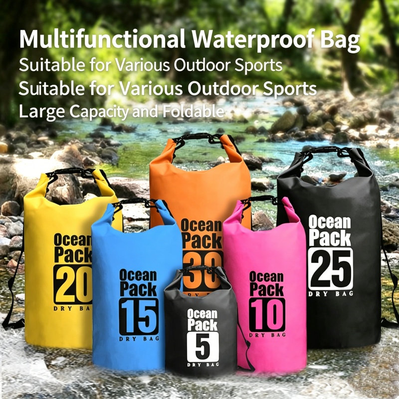 Fishing Boat Oar - Водонепроницаемая сумка-гермомешок для плавания 5л/10л/20л/30л, для