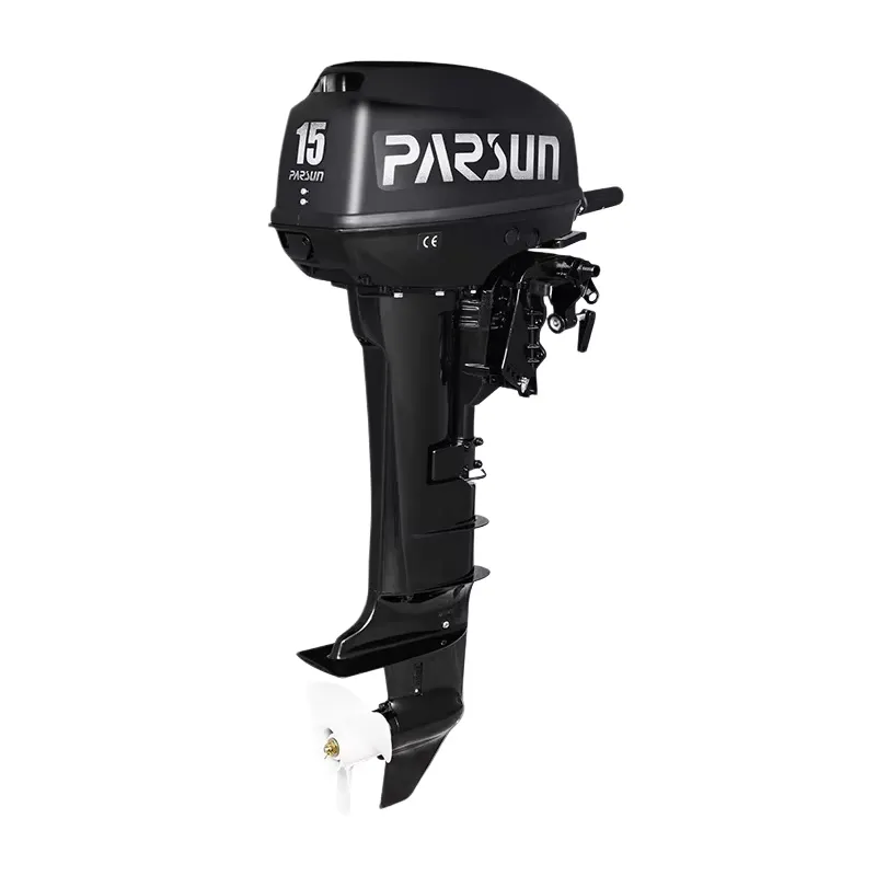 Fishing Boat Outboard Motor - Лодочный мотор 15 л.с., 2-тактный, высокой